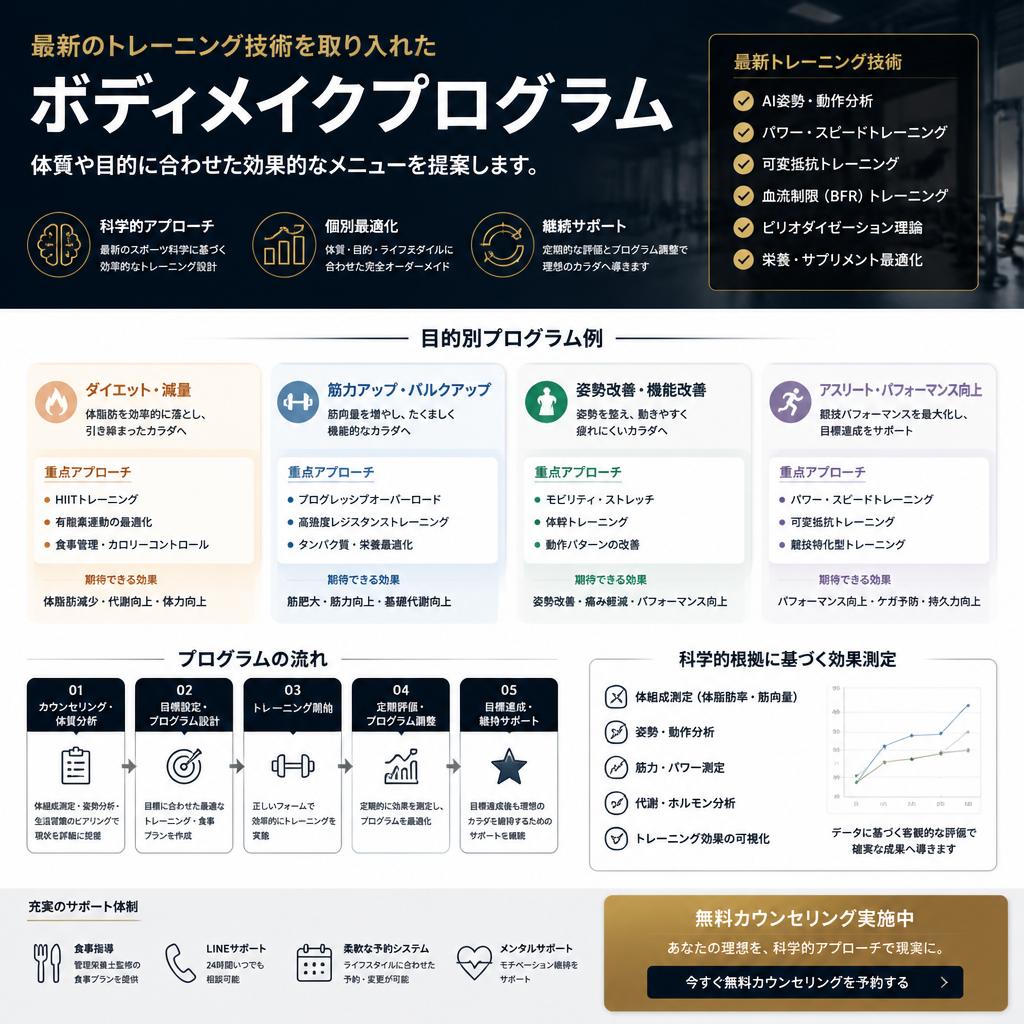 4. ボディメイクの新しいアプローチ