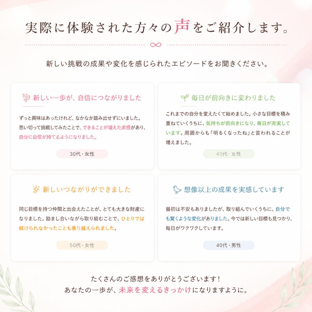 お客様の声